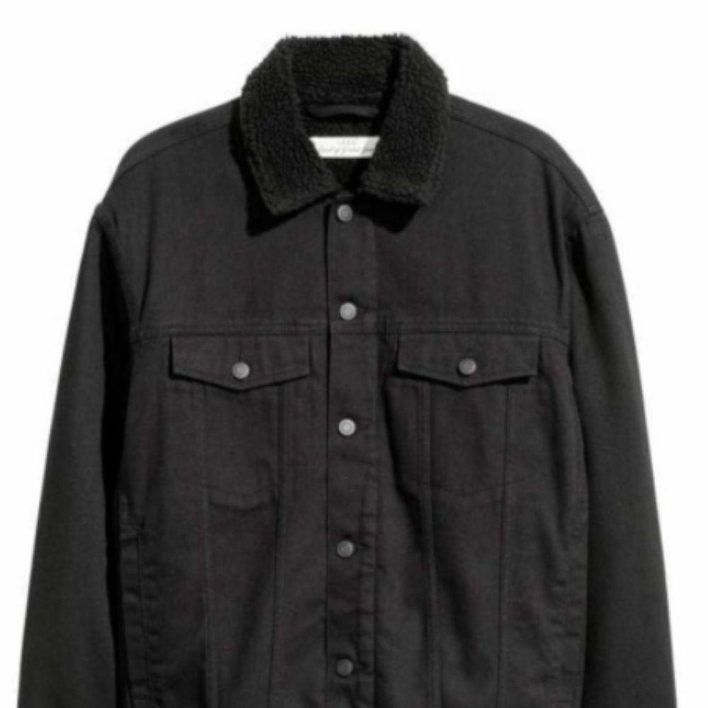 Over-sized H&M Fur-lined Jean Jacket